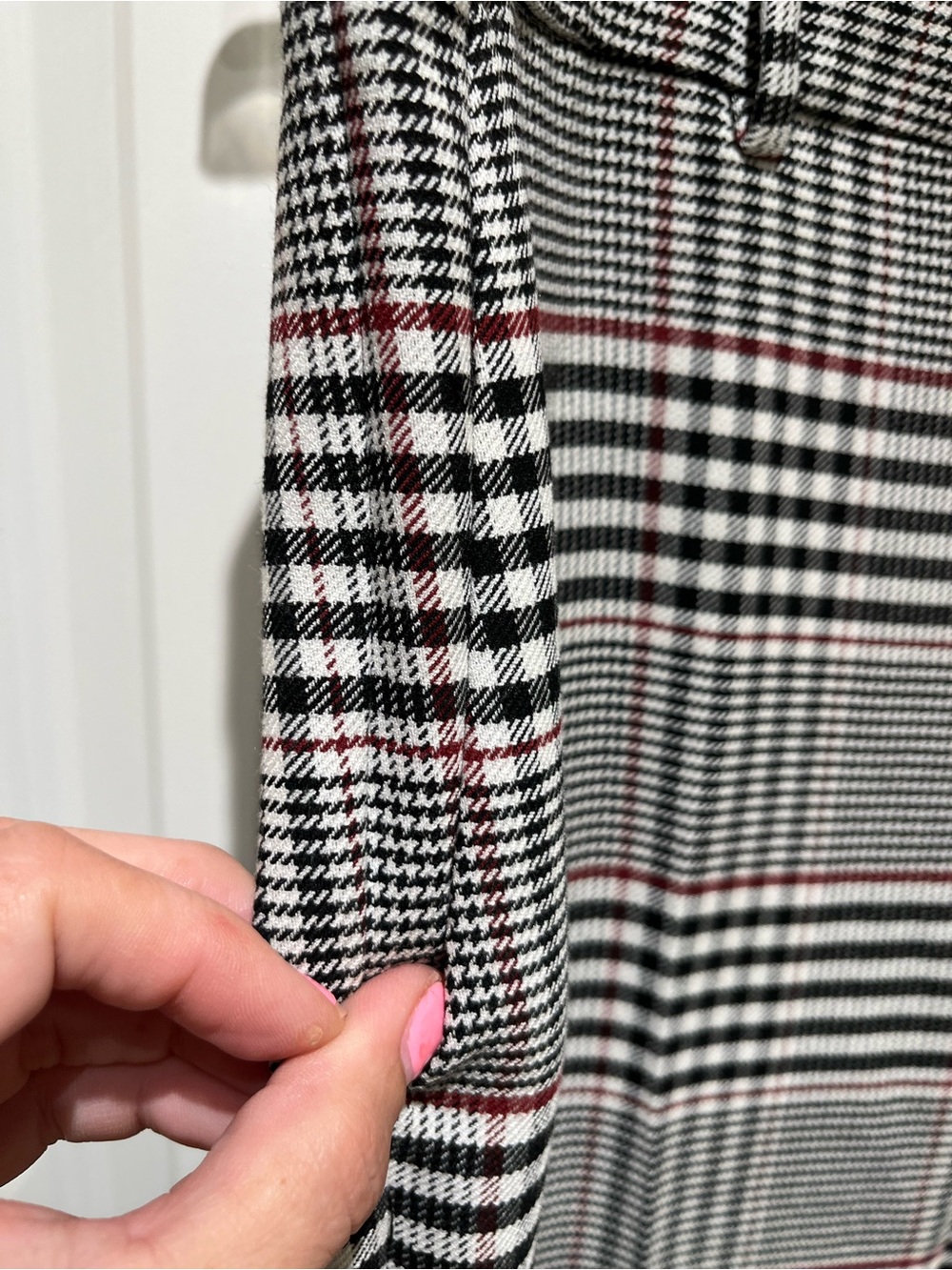 NWT Ann Taylor Sophia Plaid Straight-Leg Trousers size 10 - Picture 6 of 16